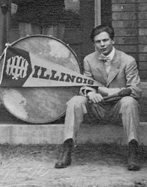 Image of Illinois Holiness University band member